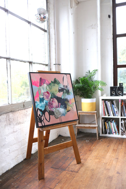 Coming Up Roses - Original 60x60cm