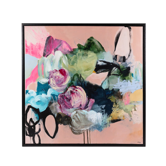 Coming Up Roses - Original 60x60cm