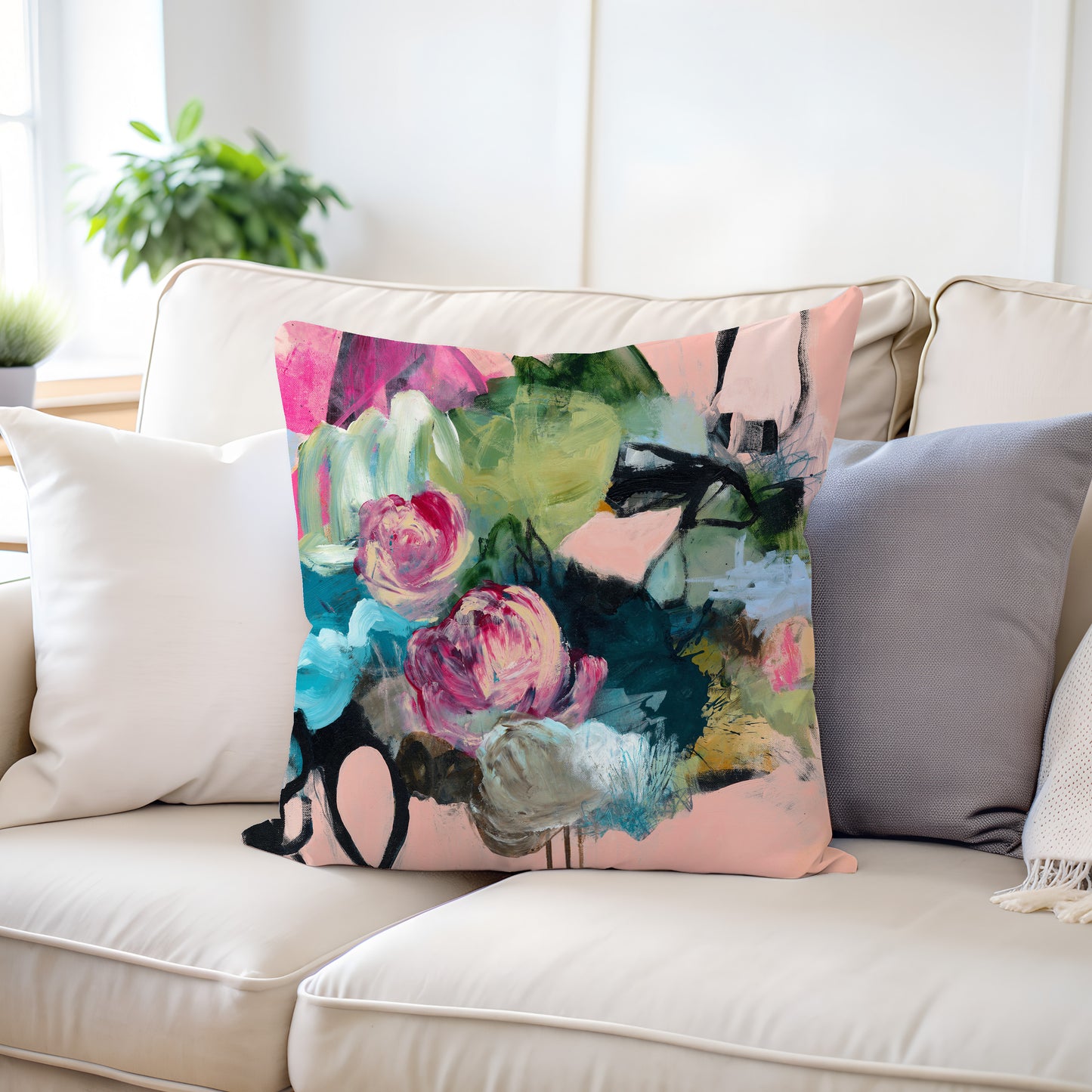 Coming Up Roses - Cushion