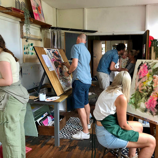 Abstract Art Workshop: Set in an Inspiring Mill Studio, 23rd May 2pm - 5pm
