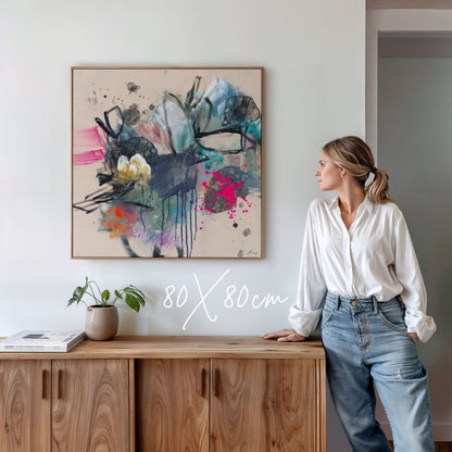 She's Electric I - Limited Edition Canvas Print