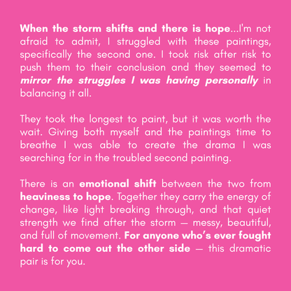 The Sun's Coming Out - Paper print duo