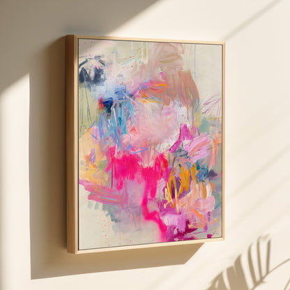 When Flamingos Dance I - Canvas Prints