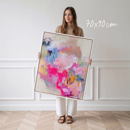 When Flamingos Dance I - Canvas Prints