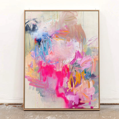 When Flamingos Dance I - Canvas Prints