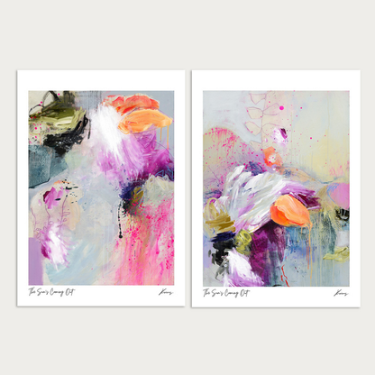 The Sun's Coming Out - Paper print duo